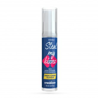 GEL LUBRIFICANTE STEAL MY KISSES COM SABOR A BEBIDA ENERGÉTICA CRUSHIOUS 10ML