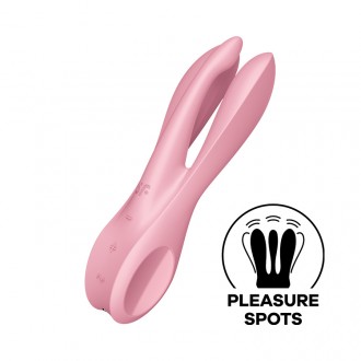 VIBRATEUR THREESOME 1 ROSE SATISFYER