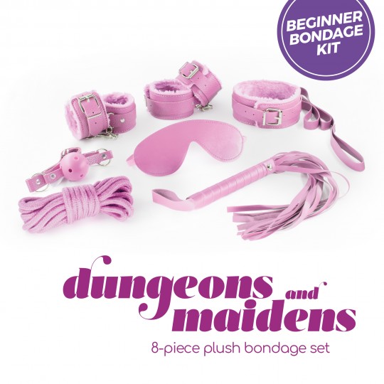 CRUSHIOUS DUNGEONS &amp; MAIDENS BDSM KIT PINK