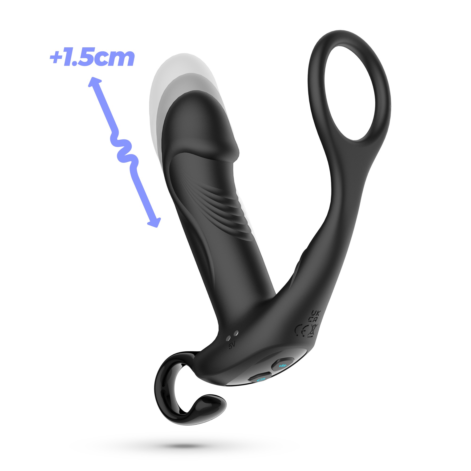 CRUSHIOUS MAGOO PROSTATE MASSAGER WITH COCKRING AND REMOTE CONTROL