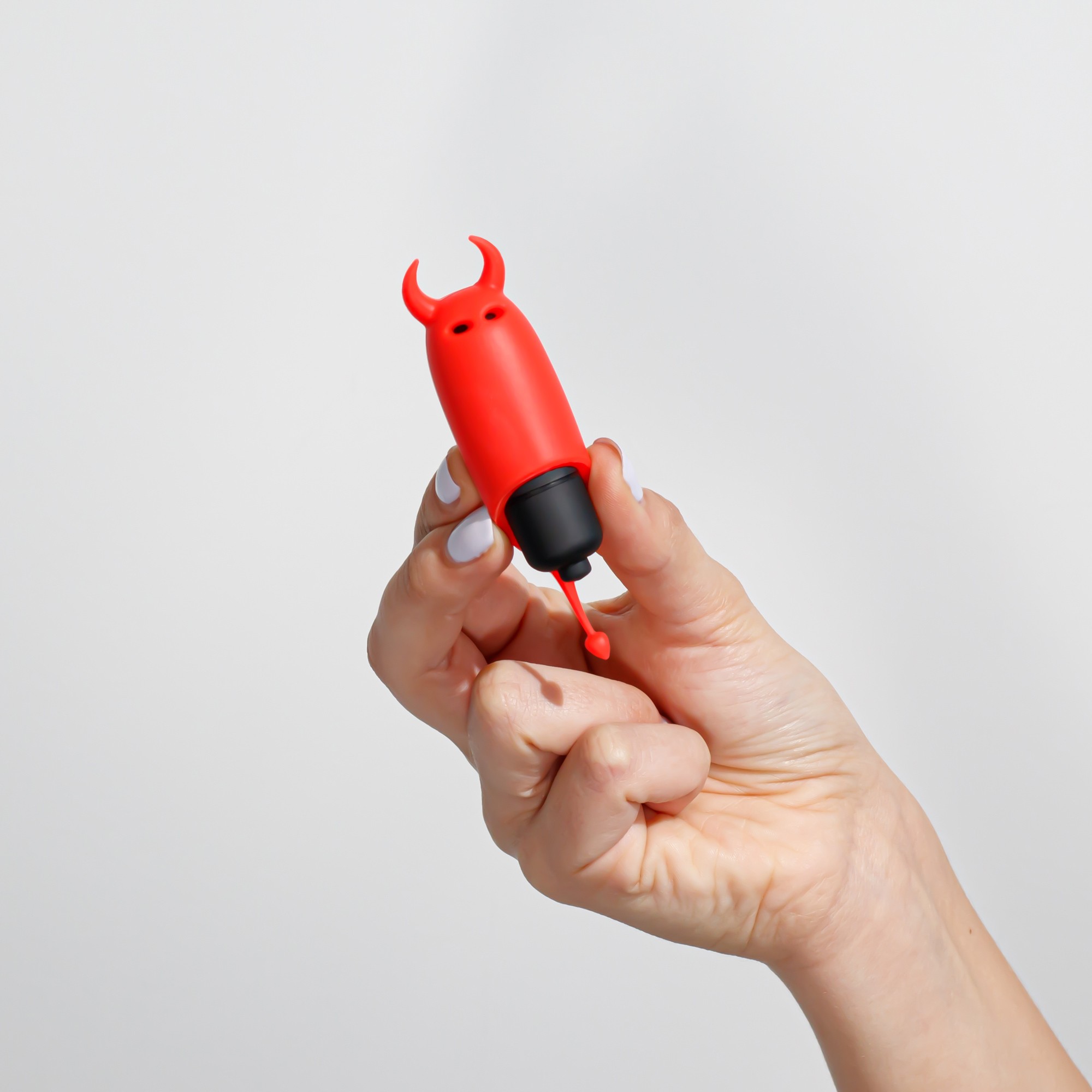 CRUSHIOUS O-PET DEVIL WITH 10 VIBRATION BULLET RED